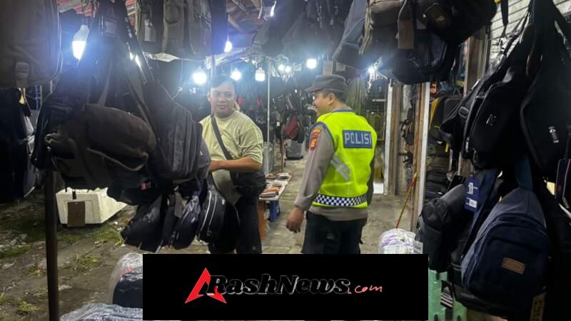 Patroli Rutin Polsek Denpasar Utara di Pasar Pidada, Tekan Premanisme dan Cegah 3C
