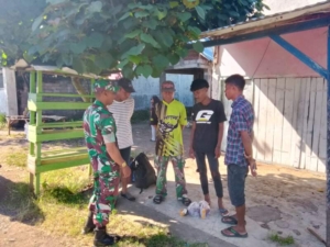 Komsos Teritorial Koramil 1614-05/Pekat Berjalan Aman dan Lancar
