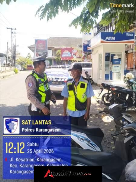 Satlantas Polres Karangasem Intensifkan Patroli Dialogis di Beat 1 Guna Cegah Laka Lantas dan Gangguan Kamtibmas