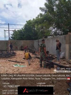 Pembangunan KDKMP Desa Lekunik Terus Dikebut