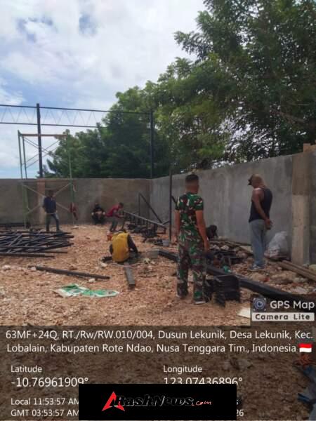 Pembangunan KDKMP Desa Lekunik Terus Dikebut