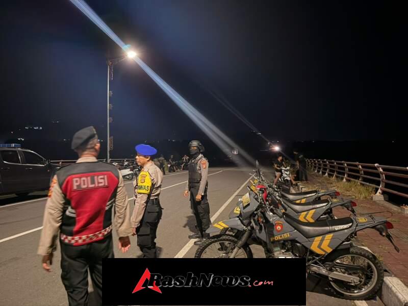 Raimas Polres Klungkung Tingkatkan Pemantauan di Jembatan Merah PKB