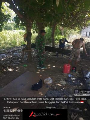 Babinsa Tambak Sari Aktif Komsos dan Dampingi Program KDKMP