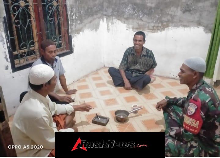 Babinsa Lasi Intensifkan Ronda Malam, Orang Tua Diminta Awasi Pergaulan Anak