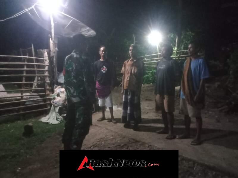 Apel Siskamling Koramil Woha, Perkuat Keamanan Wilayah Teritorial