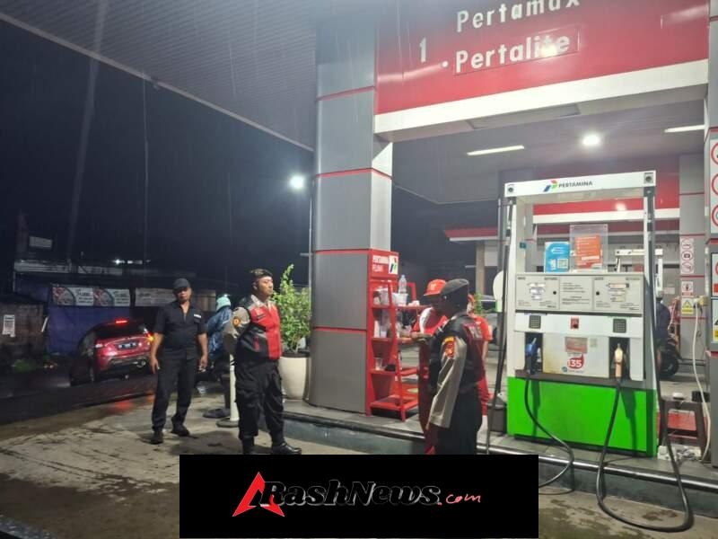 Cegah Potensi Kejahatan Polsek Kuta Utara Patroli sambangi SPBU