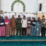 Wadan Ramil Monta Hadiri Pendistribusian Zakat Baznas di Desa Tangga