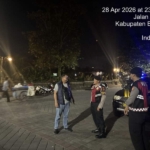 Samapta Polsek Mengwi Gelar Patroli Malam di Kawasan Taman Ayun, Cegah Potensi Gangguan Kamtibmas