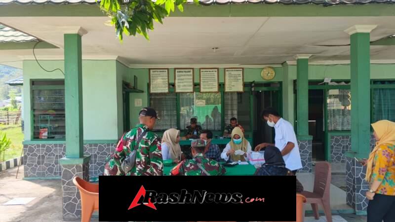 Sinergi TNI dan Puskesmas Kempo, Koramil 1614-02 Gelar Skrining Kesehatan Gratis