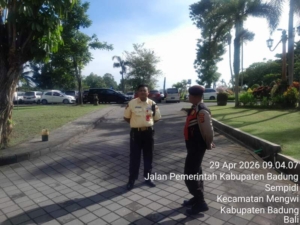 Polsek Mengwi Intensifkan Patroli Harkamtibmas di Kawasan Puspem Badung