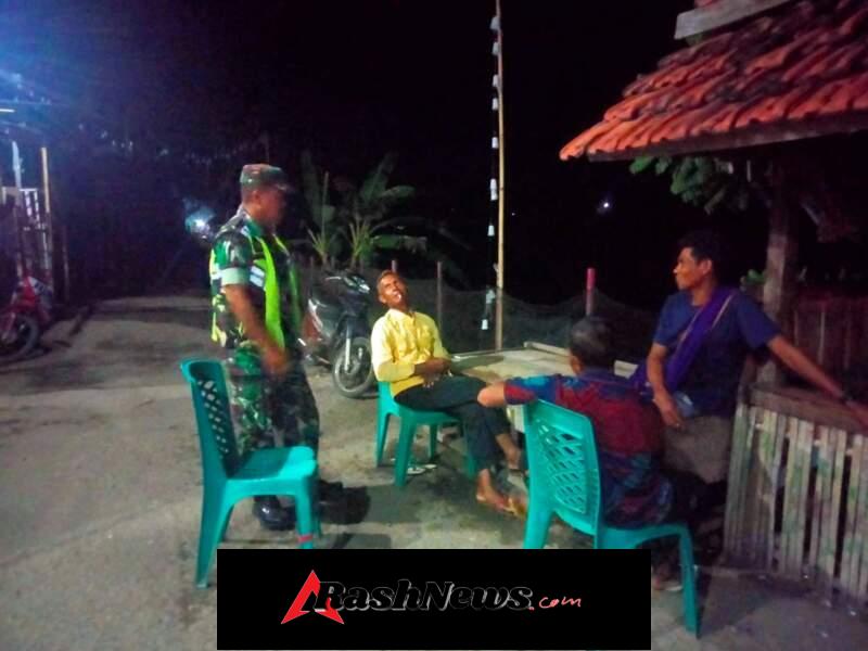 Babinsa Koramil 1608-06/Wawo Gelar Patroli dan Ronda Malam Demi Keamanan Warga