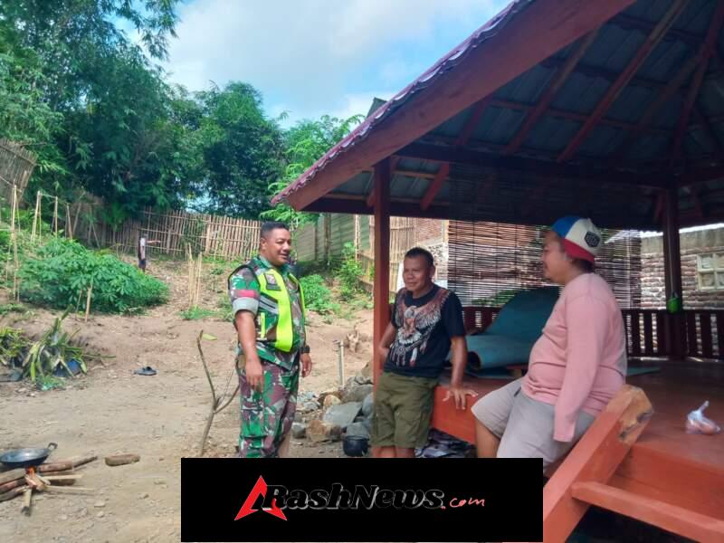 Babinsa Rasana’e Aktif Sosialisasi Keamanan Warga