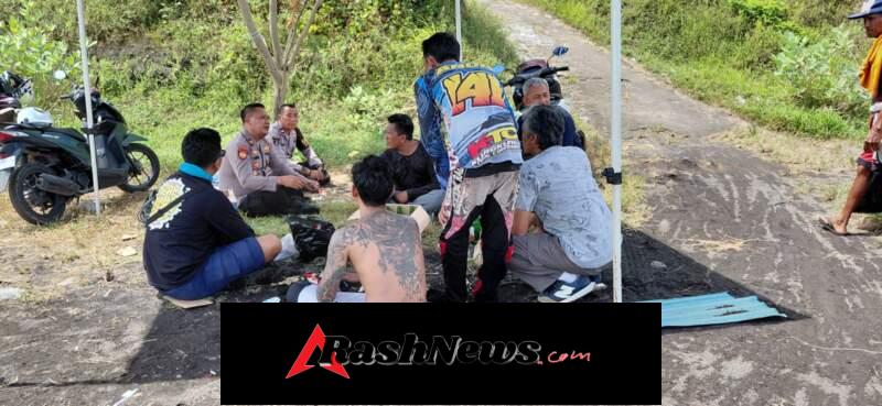 Kapolsek Dawan Sambangi Panitia Mahottama Flat Race, Pastikan Kesiapan dan Keamanan Kegiatan.