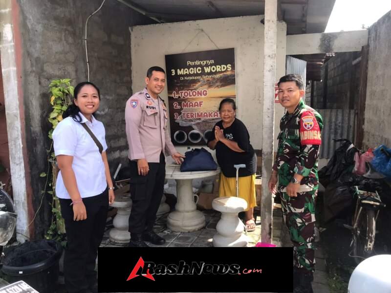 Sentuhan Kemanusiaan Lewat Program DDS, Bhabinkamtibmas Sumerta Kelod Bantu Warga Sakit dan Kurang Mampu
