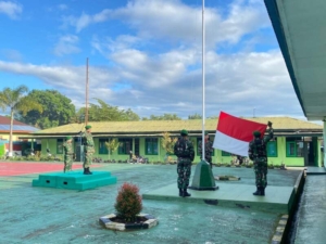 Pelda Basori Alwi Komandoi Upacara, Disiplin Prajurit Kodim 1612 Semakin Solid