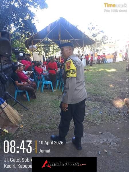 Bhabinkamtibmas Desa Banjar Anyar 2 Polsek Kediri, Polres Tabanan, Upacara Pitra Yadnya (Ngaben)