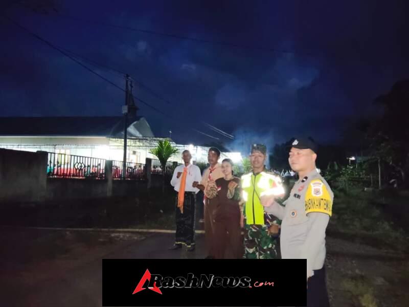 Pengamanan Misa Sabtu Suci Berjalan Aman dan Lancar di Stasi Santo Mikael Kakor