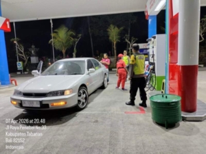 Cegah terjadinya Kriminalitas pada malam hari, Polsek Penebel laksanakan Patroli Blue Light