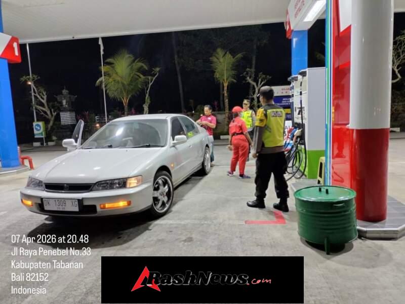Cegah terjadinya Kriminalitas pada malam hari, Polsek Penebel laksanakan Patroli Blue Light