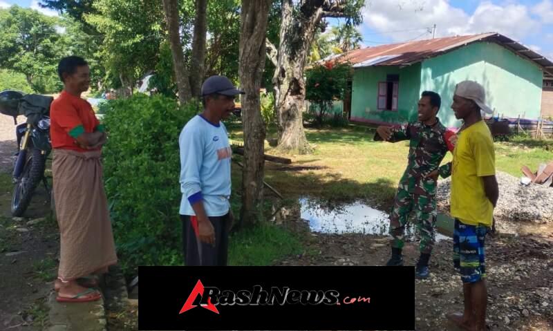 Cegah Kerusakan Alam dan Bencana, Babinsa Imbau Warga Hentikan Penebangan Liar