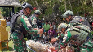 ‎Harmoni Kebersamaan Satgas Yonif 743/PSY dan Masyarakat Papua, Bersatu dalam Kasih dan Kebersamaan