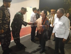 Dandim 1630/MB Turut Sambut Kunjungan Kerja Komisi IV DPR RI di Manggarai Barat