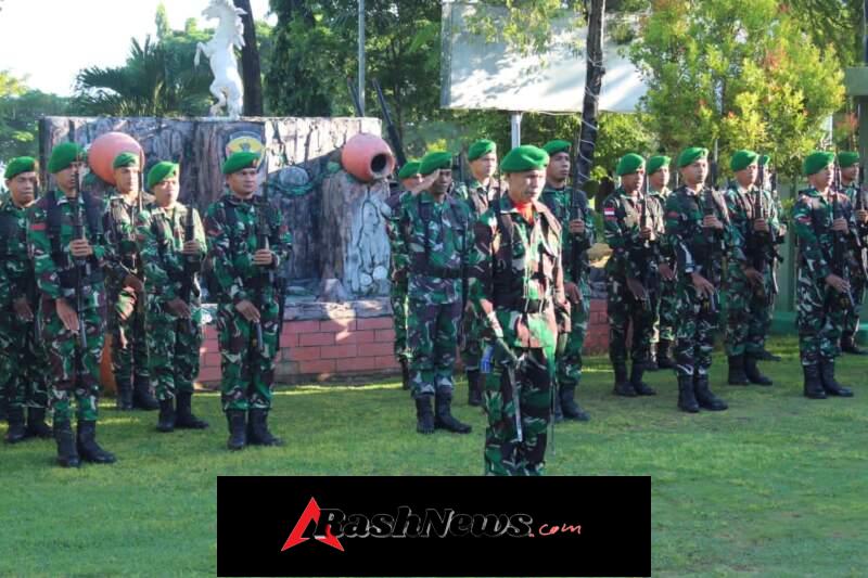 Kodim 1601/Sumba Timur Gelar Upacara Bendera, Tumbuhkan Jiwa Patriotisme Prajurit