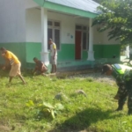 Jaga Kemanunggalan TNI-Rakyat, Kerja Bakti di Insana Fafinesu Dapat Pujian dari warga