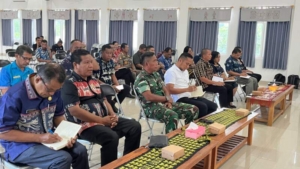 Wakili Dandim, Kasdim Ikuti Rapat Persiapan JNBA KPK RI di Sumba Timur