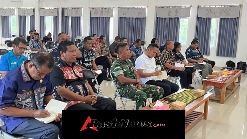 Wakili Dandim, Kasdim Ikuti Rapat Persiapan JNBA KPK RI di Sumba Timur