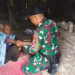 Yonarmed 12 Kostrad Peduli, Pos Fohuk Gelar Layanan Kesehatan Door to Door