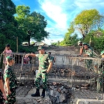 Kunker Hari Kedua, Pangdam IX/Udayana Cek Progres Jembatan dan Koramil di Sumba Timur