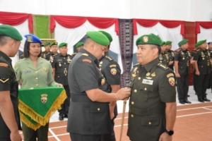 Sertijab Kasrem 161/Wira Sakti, Danrem Tekankan Soliditas dan Sinergi Satuan