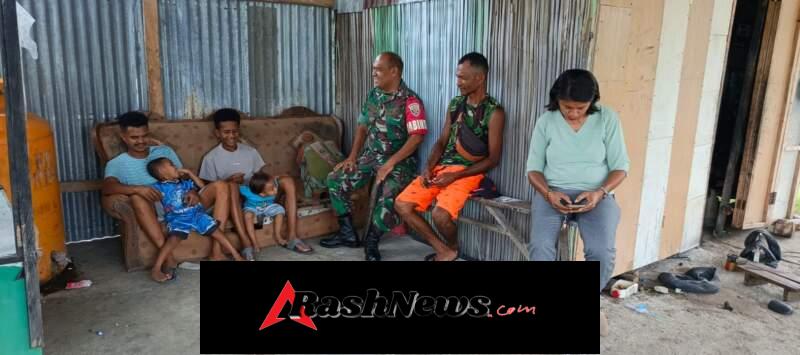 Peran Lapangan Babinsa 1618-04/Bisel, Jaga Ketenteraman Hingga Tingkat RT