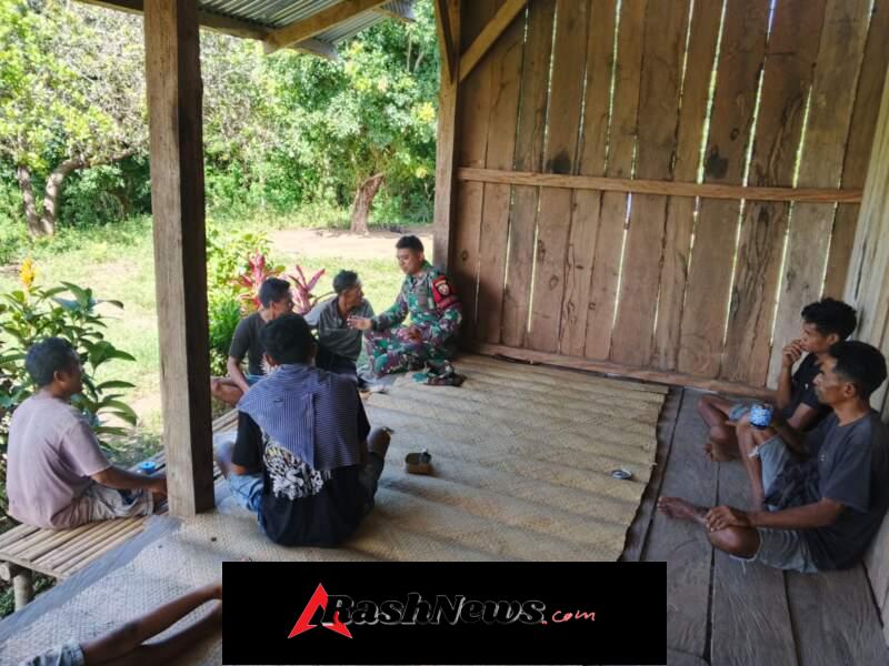 Pratu Aldy Kore Himbau Warga Tandula Jangga Tanami Sawah dengan Padi