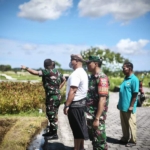 Sinergi TNI dan Desa, Dandim Gianyar Tinjau Lokasi Pembangunan Koperasi Merah Putih