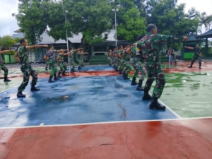Kodim Klungkung Asah Keterampilan Dan Ketangkasan Prajurit Melalui Penilaian Siap Jasmani Militer