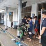 Tes Urine Narapidana Nihil, Danramil Gianyar Apresiasi Komitmen Rutan Kelas IIB Jaga Keamanan