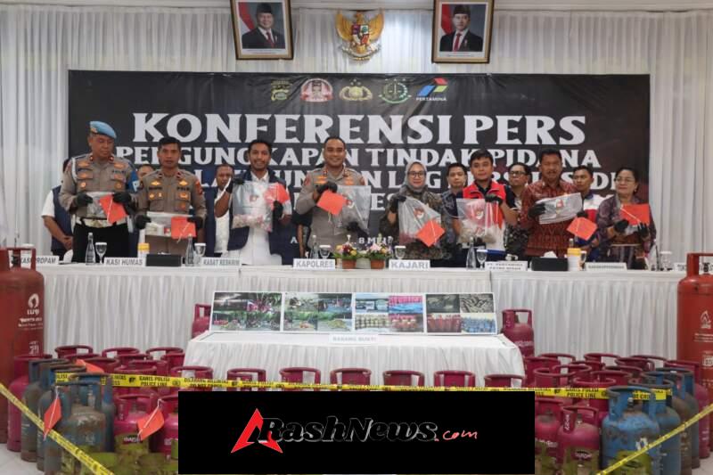 “Polres Karangasem Bongkar Sindikat Oplosan Gas Antar-Provinsi: 10 Tersangka Diciduk, Negara Rugi Ratusan Juta!”