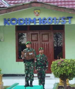 Tingkatkan Loyalitas dan Profesionalisme, Kodim 1601/Sumba Timur Gelar Upacara Bendera