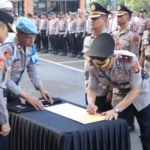 Kapolsek Abiansemal Resmi Berganti, Kompol I Nengah Sona Gantikan Kompol I Nyoman Karang Adiputra