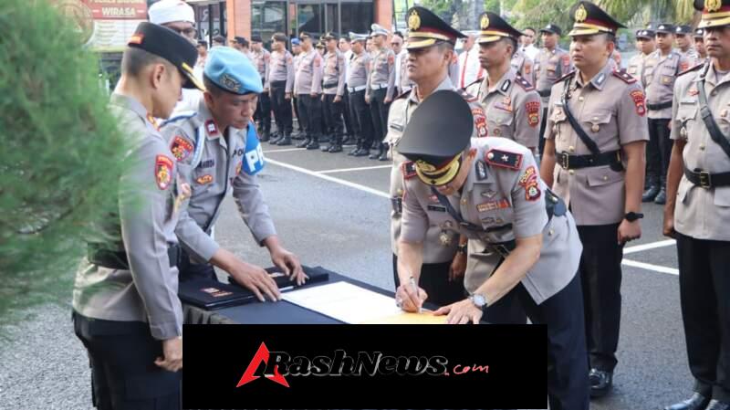 Kapolsek Abiansemal Resmi Berganti, Kompol I Nengah Sona Gantikan Kompol I Nyoman Karang Adiputra