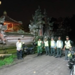 Sinergitas Tiga Pilar Desa Bongkasa Gelar Patroli Malam, Jaga Situasi Kamtibmas Tetap Kondusif