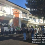 Laksanakan Tugas Piket Mako, Sat Lantas Polres Karangasem Ikuti Serah Terima Tugas Jaga