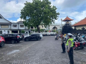 Ciptakan Rasa Nyaman, Polres Bandara Amankan Ibadah Minggu di Gereja Ekklesia