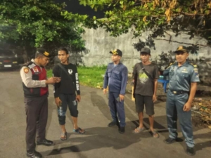 Polsek Kawasan Pelabuhan Benoa Gelar Tibduktang, Tiga Penduduk Pendatang Terjaring Pemeriksaan