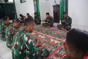 Jaga Semangat Persaudaraan, Kodim 1607/Sumbawa Gelar Doa Bersama untuk Prajurit Penugasan