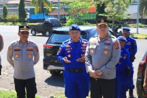 Kapolres Klungkung Laksanakan Pengecekan Kapal Operasional Sat Polairud.