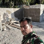 Babinsa Serda Joni Pantau Pembangunan KDKMP Desa Oematamboli