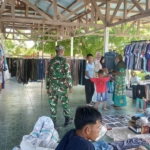 Babinsa Koramil 02/Pantar Aktif Awasi Stabilitas Pasar di Desa Kayang